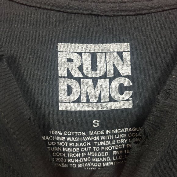Run DMC Gold Donkey Ropes Raising Hell Distressed Rap Tee Small - Picture 4 of 4